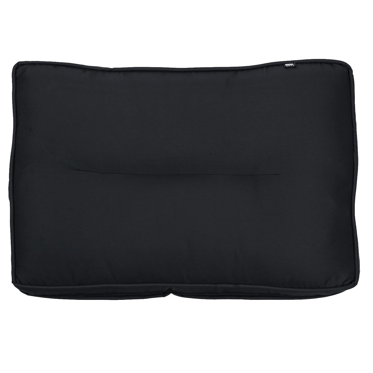 Kopu® Prisma Black - Hoogwaardige Loungekussen-set Zit en Rug 60 cm