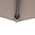 Kopu® Altea Parasolset Vierkant 230x230 cm met Hoes - Taupe