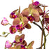 Kopu® Kunstbloem Orchidee 70 cm Paars in bruine Vaas - Phalenopsis