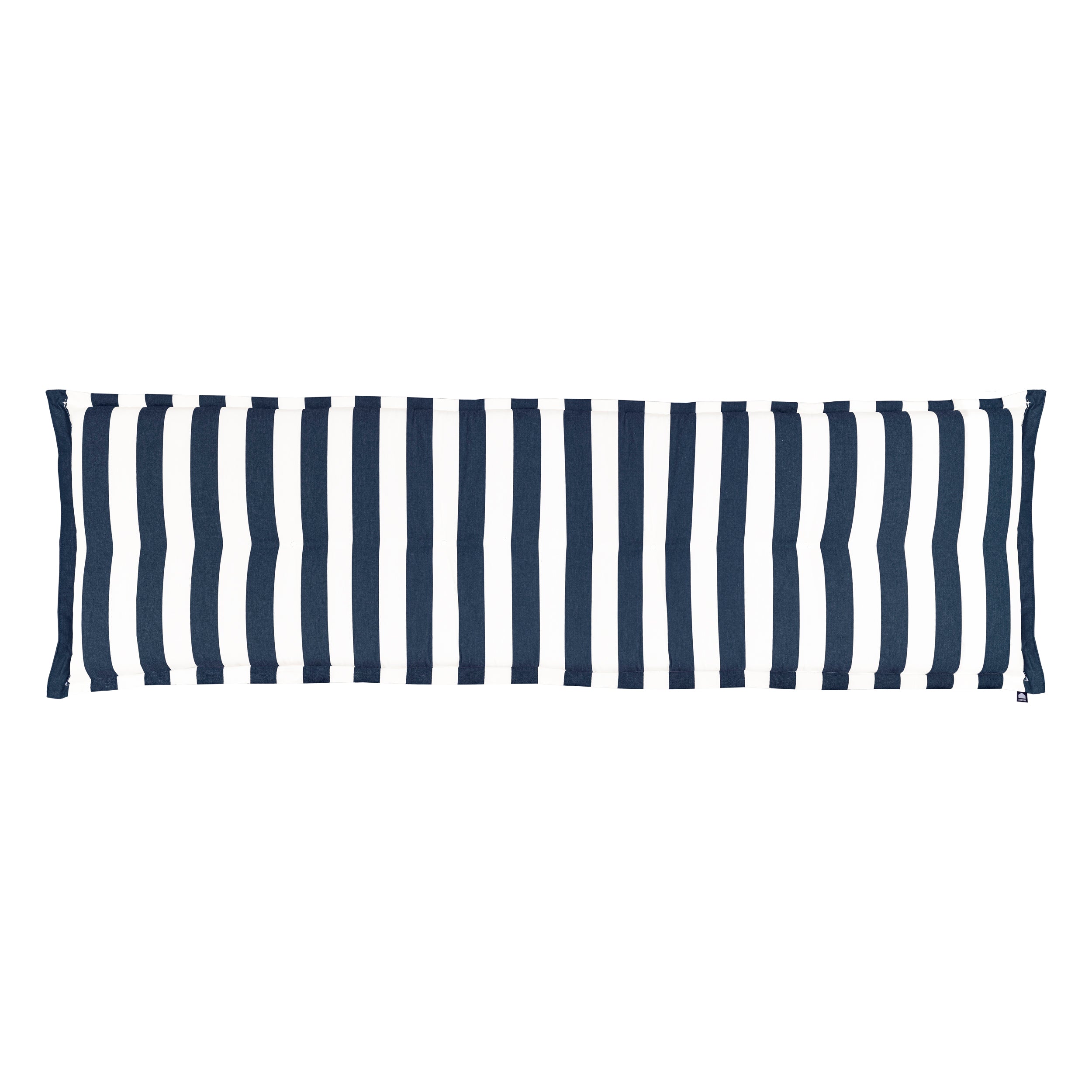 Kopu® Mila Navy Blue 180 cm - Hoogwaardig Bankkussen - Gestreept