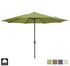 Kopu® Madrid 350 cm Grote Parasol Rond met Beschermhoes - Olijfgroen