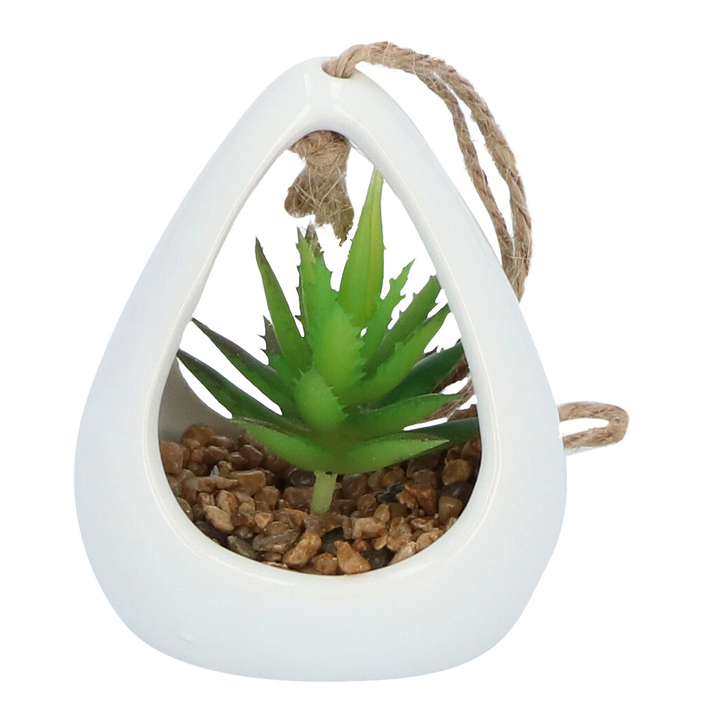 GreenDream® Kunstplanten - 3 stuks Hangplanten in Hanger - Cadeautip