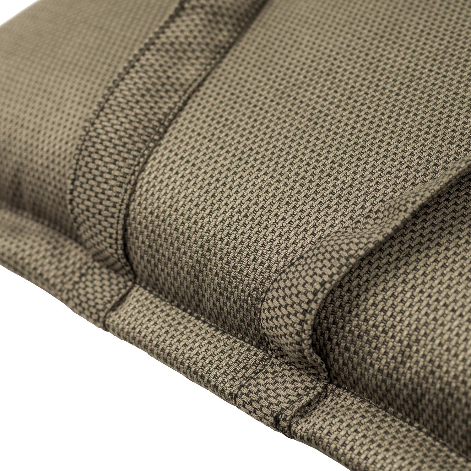Kopu® Manchester Taupe - Comfortabel Tuinkussen met Hoge Rug - Taupe