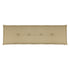 Kopu® Manchester Sand Bankkussen 180x50 cm - Zand - Hoogwaardige stof