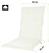 Kopu® Prisma Forest Green Hoge rug 125x50 cm - 2 Stuks Tuinkussens