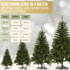 Kerstboom Excellent Trees® Oppdal 180 cm - Slanke kunstkerstboom - ⌀100cm - ↕180cm