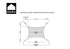 Kopu® Schaduwdoek Rechthoek 280 gram Waterdoorlatend 3x5 m - Grijs