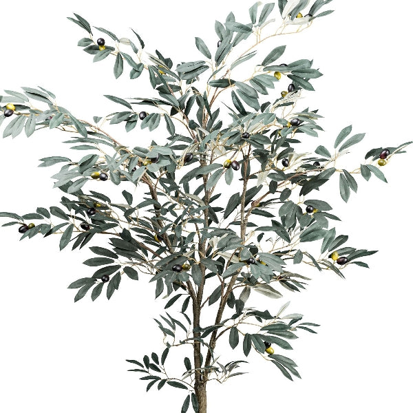 Kopu® Kunst olijfboom, 150 cm hoog, met 495 bladeren en een pot