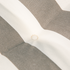 Kopu® Mila Taupe - Comfortabel Tuinkussen met Lage Rug - Gestreept