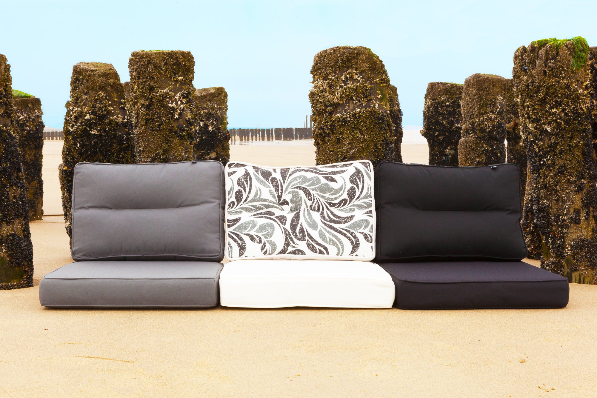 Kopu® Prisma Black Loungekissen Rückenkissen 60x40 cm - Schwarz
