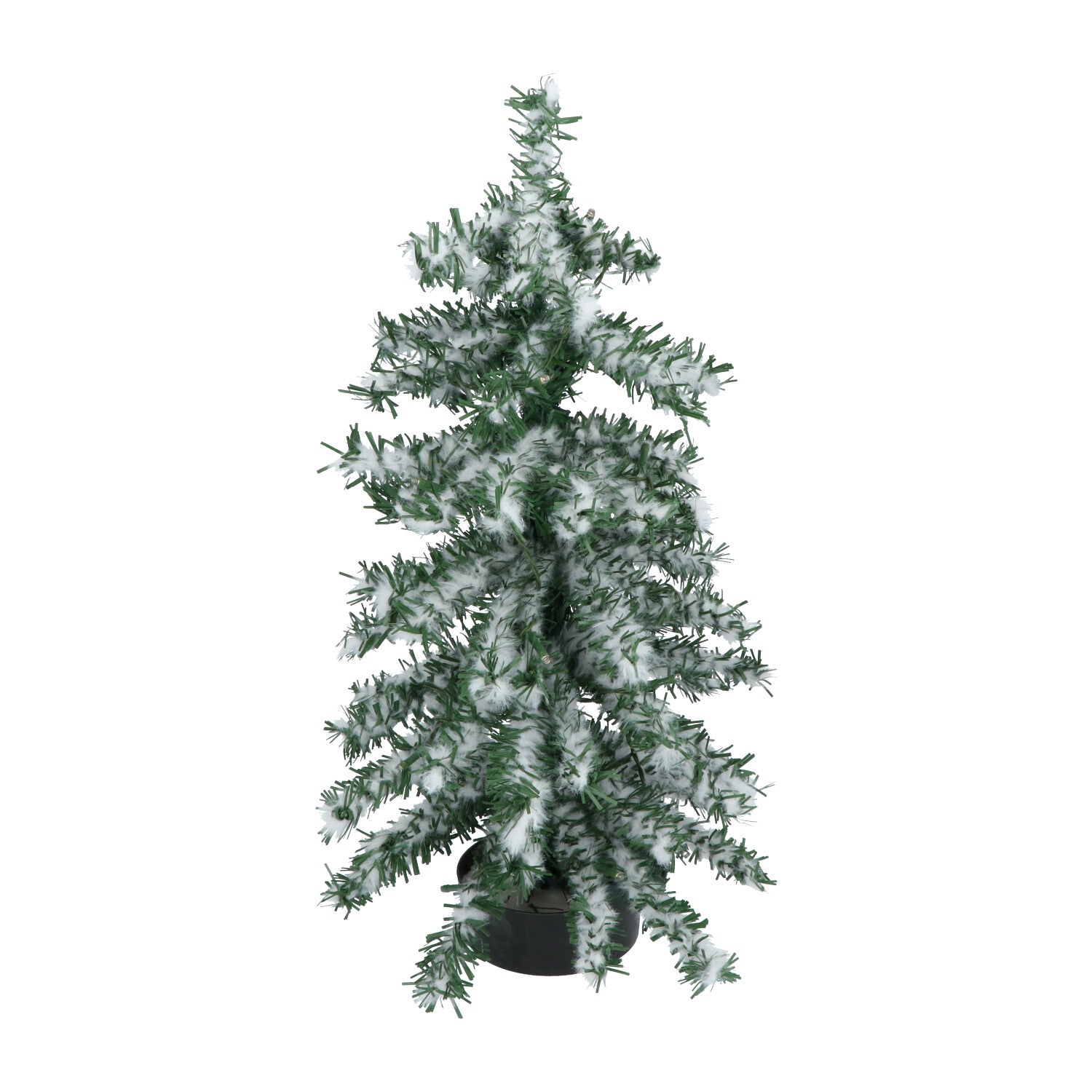 Excellent Trees® Valbo Mini Kerstboom 50 cm met batterij verlichting en Sneeuw - Kunstkerstboom met 72 Lampjes