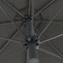 Kopu® Calma Parasolset Rond 300 cm met Hoes en Voet - Antraciet