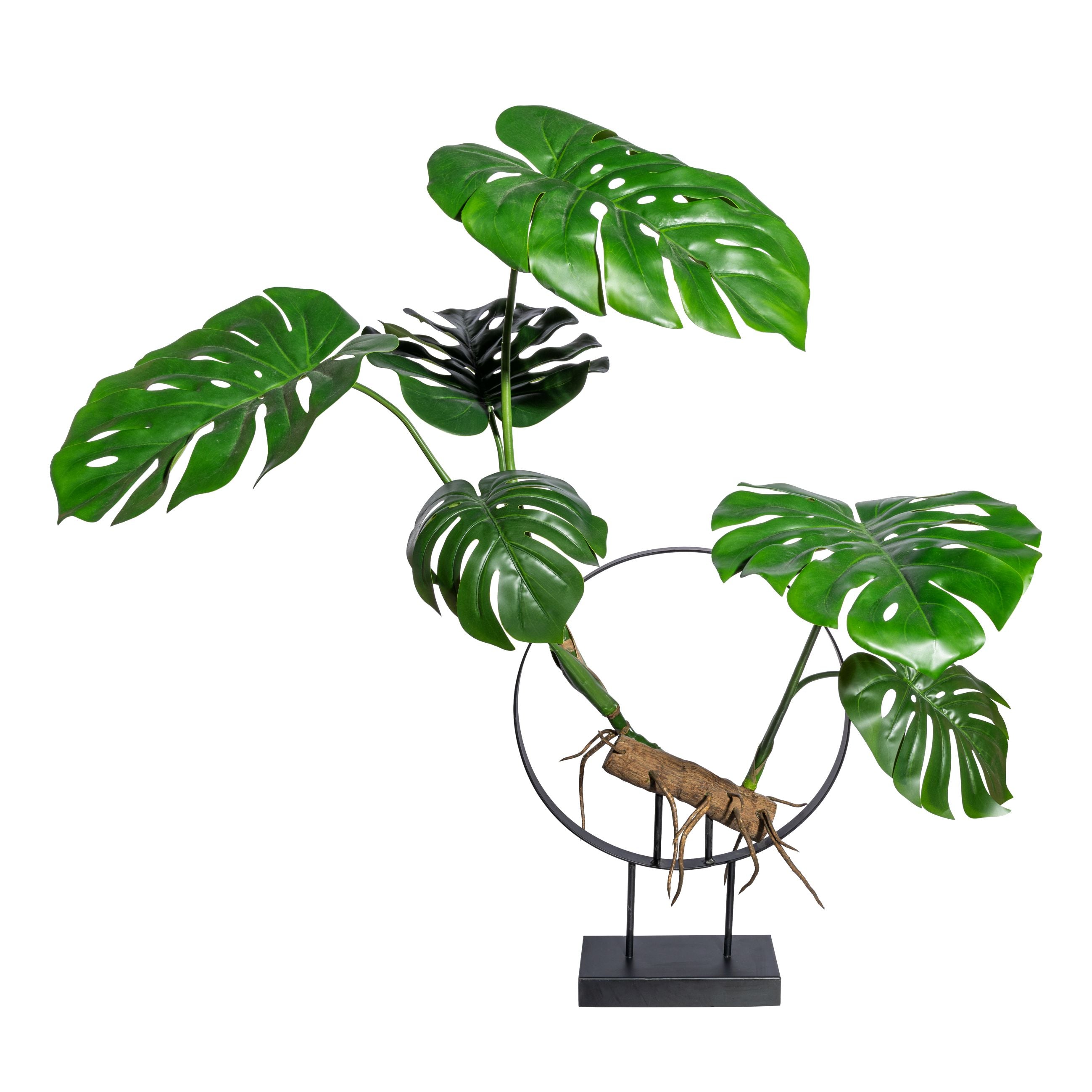 Kopu® Künstlicher Philodendron 100 cm – 8 Blätter – auf Ständer
