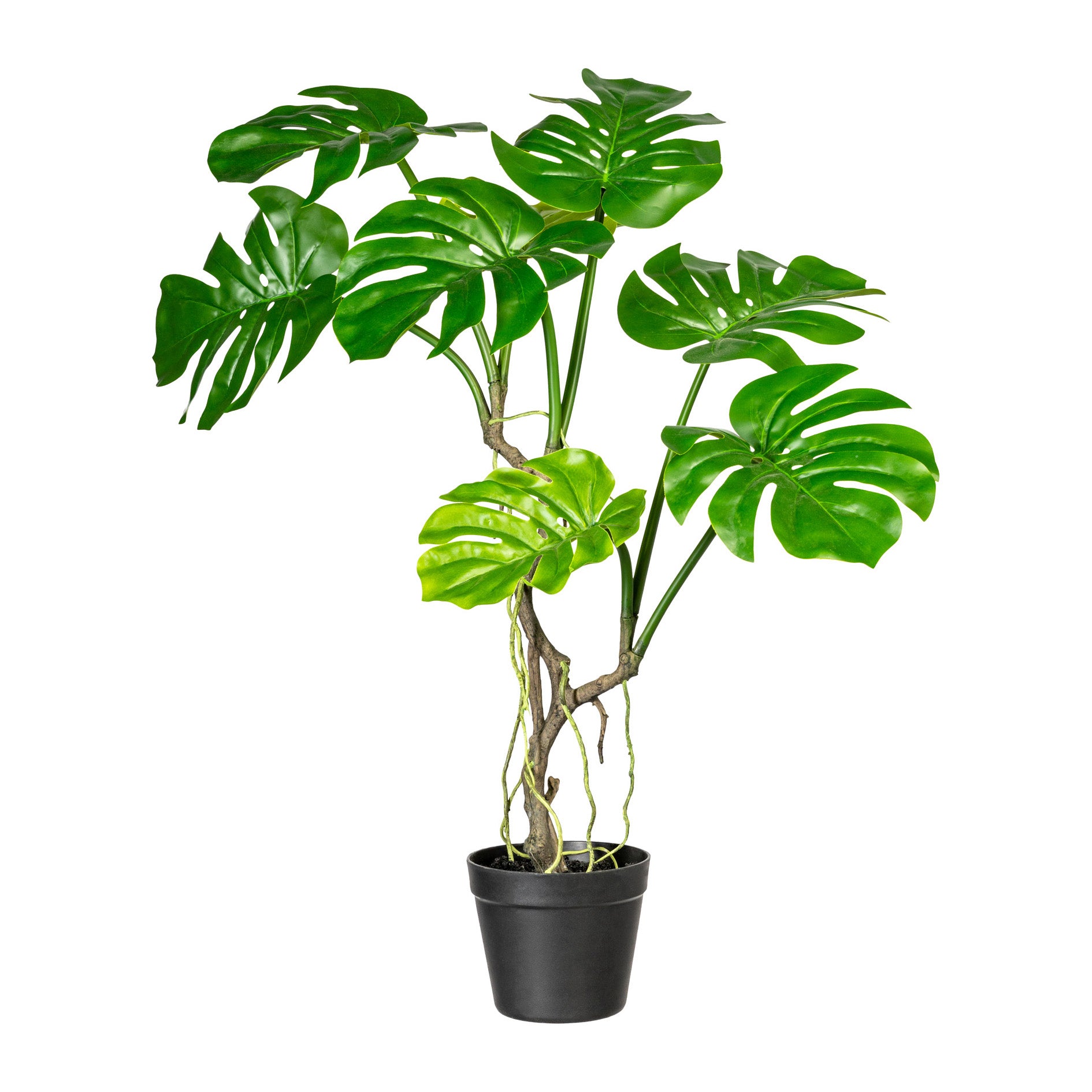 Kopu® Kunstplant Split Philodendron 75 cm - 8 bladeren - Nepplant