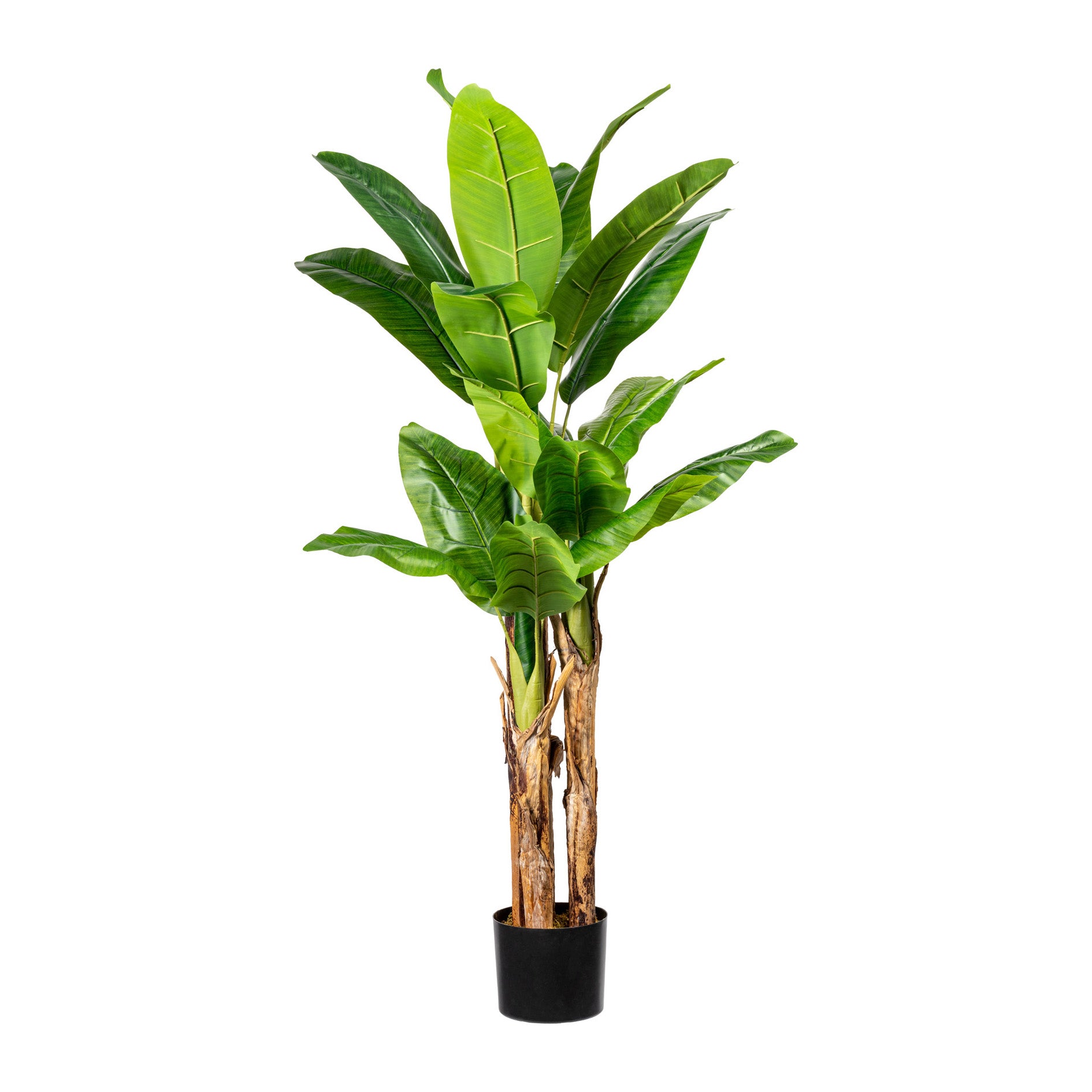 Kopu® Kunstpflanze Bananenpflanze 150 cm mit 21 Blättern - Kunstpflanze
