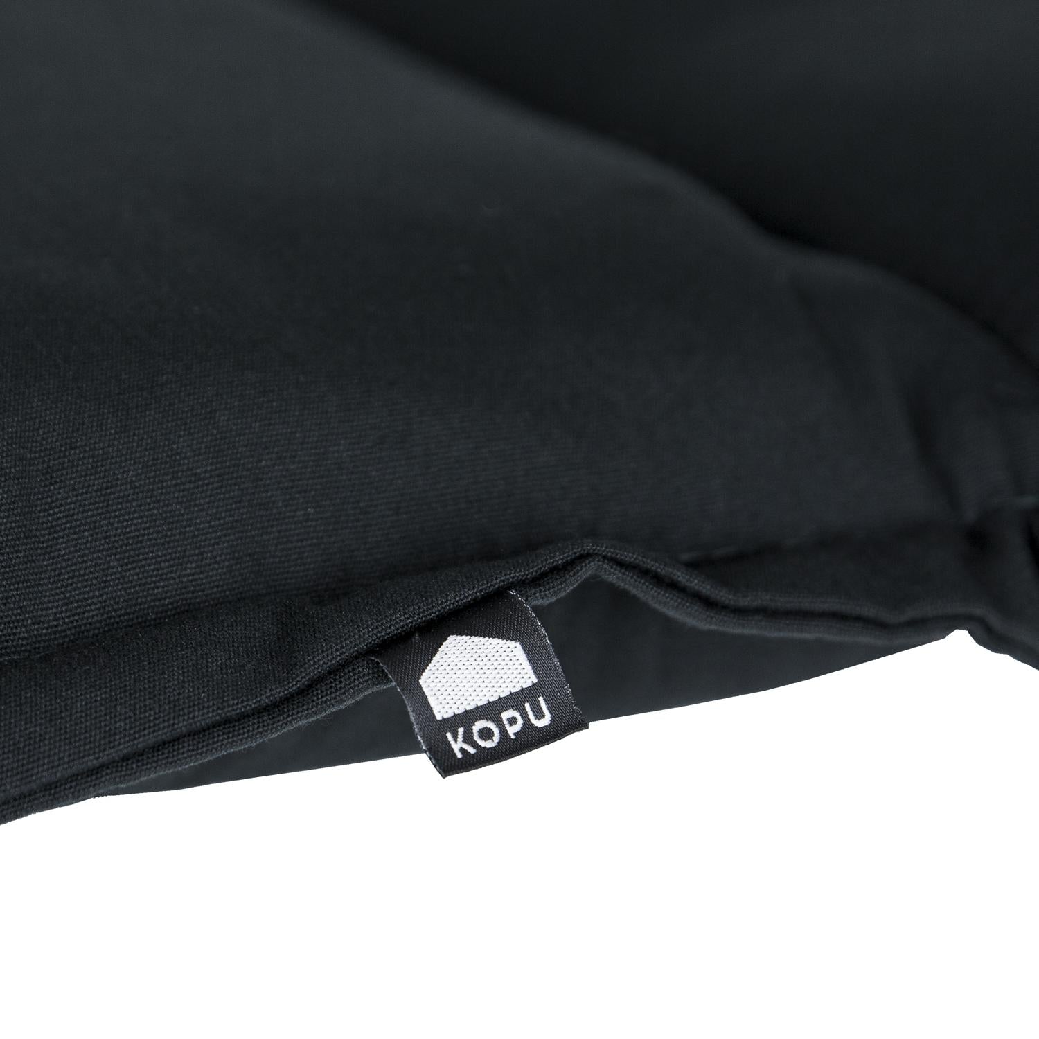 Kopu® Prisma Black - Extra Comfortabel Ligbedkussen 195x60 cm - Zwart