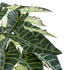 Kopu Alocasia kunstplant, 30 bladeren, 68 cm hoog, met pot - groen