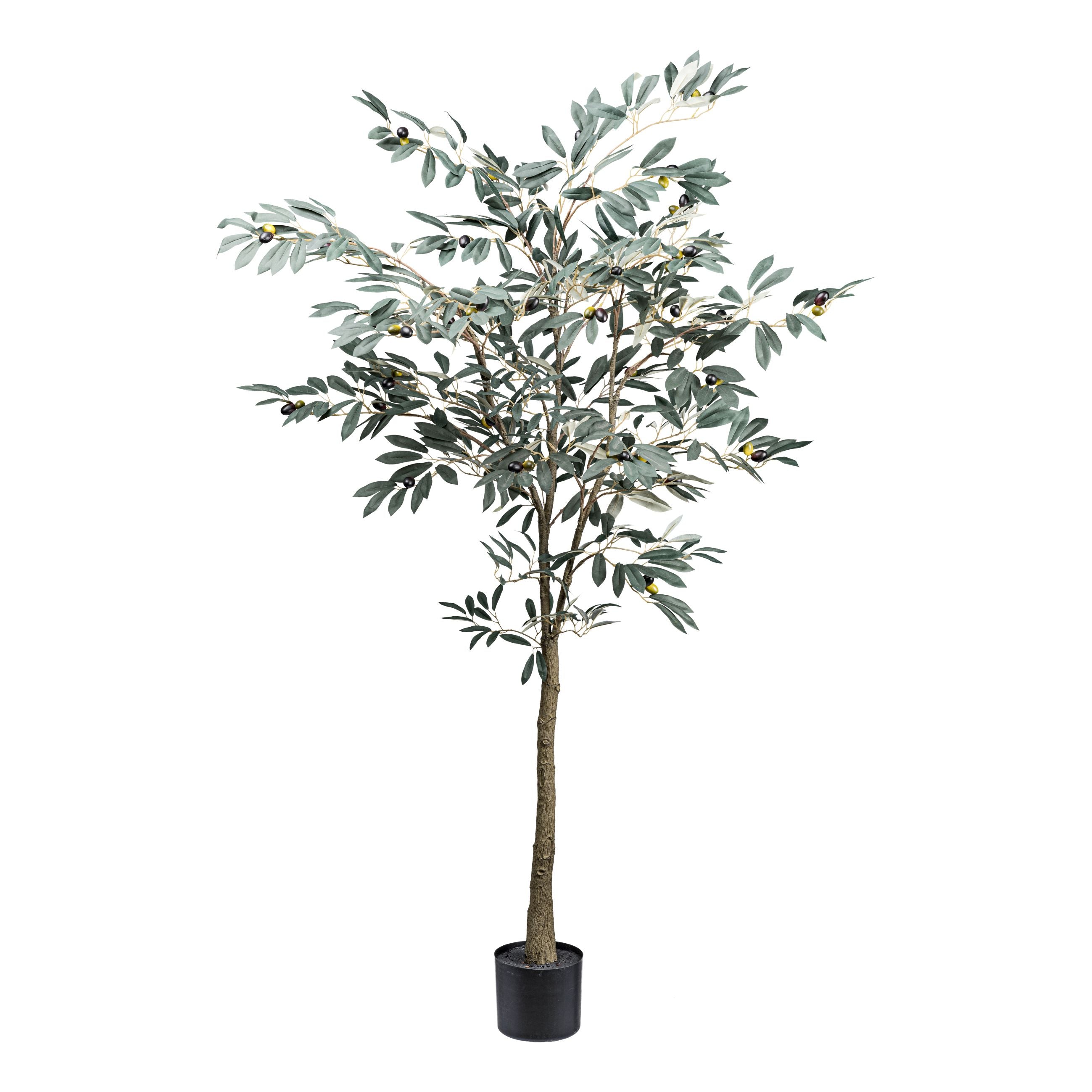 Kopu® Kunst olijfboom, 150 cm hoog, met 495 bladeren en een pot