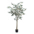 Kopu® Kunst olijfboom, 150 cm hoog, met 495 bladeren en een pot