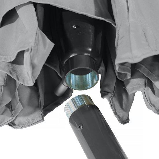 Kopu® Calma Parasolset Rond 300 cm met Voet - Lichtgrijs