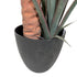 Kopu® Kunstpflanze Agave 80 cm im schwarzen Topf – 2 Stämme – Kunstpflanze