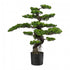 90 cm Kopu kunstmatige ceder bonsai boom met zwarte pot - Bonsai boom