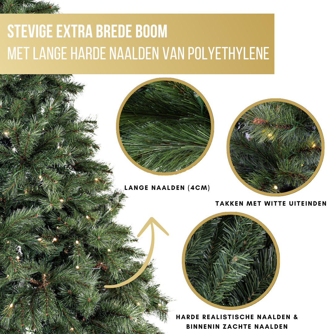 Kerstboom Excellent Trees® Elverum Frosted Premium  - ⌀125cm - ↕180cm