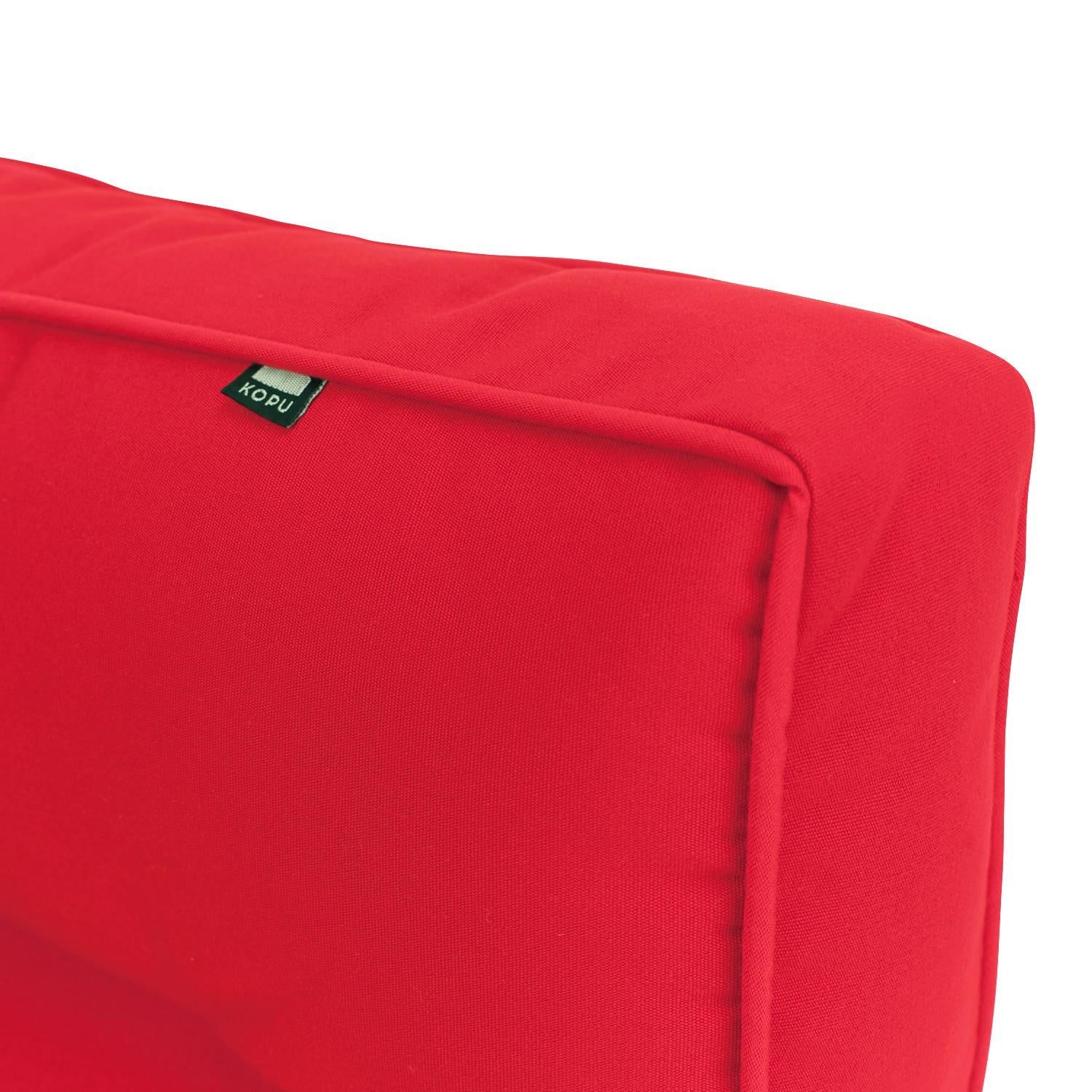 Kopu® Prisma Red Loungekussen Zitting 60x60 cm - Rood