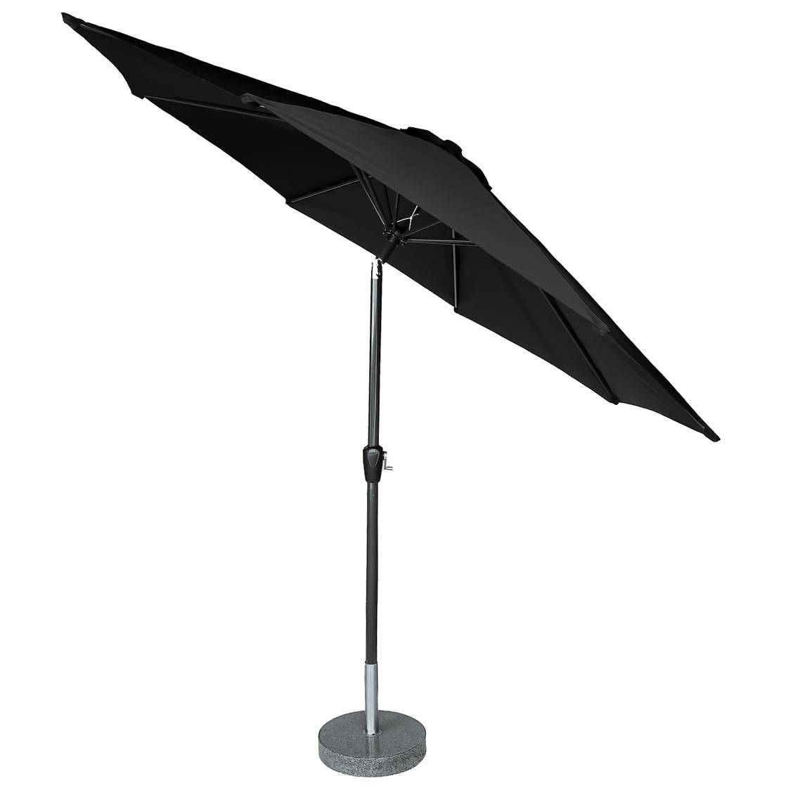 Kopu® Rundstabschirm 300 cm Calma mit Bezug - Schwarz