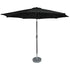 Kopu® Calma Parasol Rond 300 cm met Windvanger - Zwart