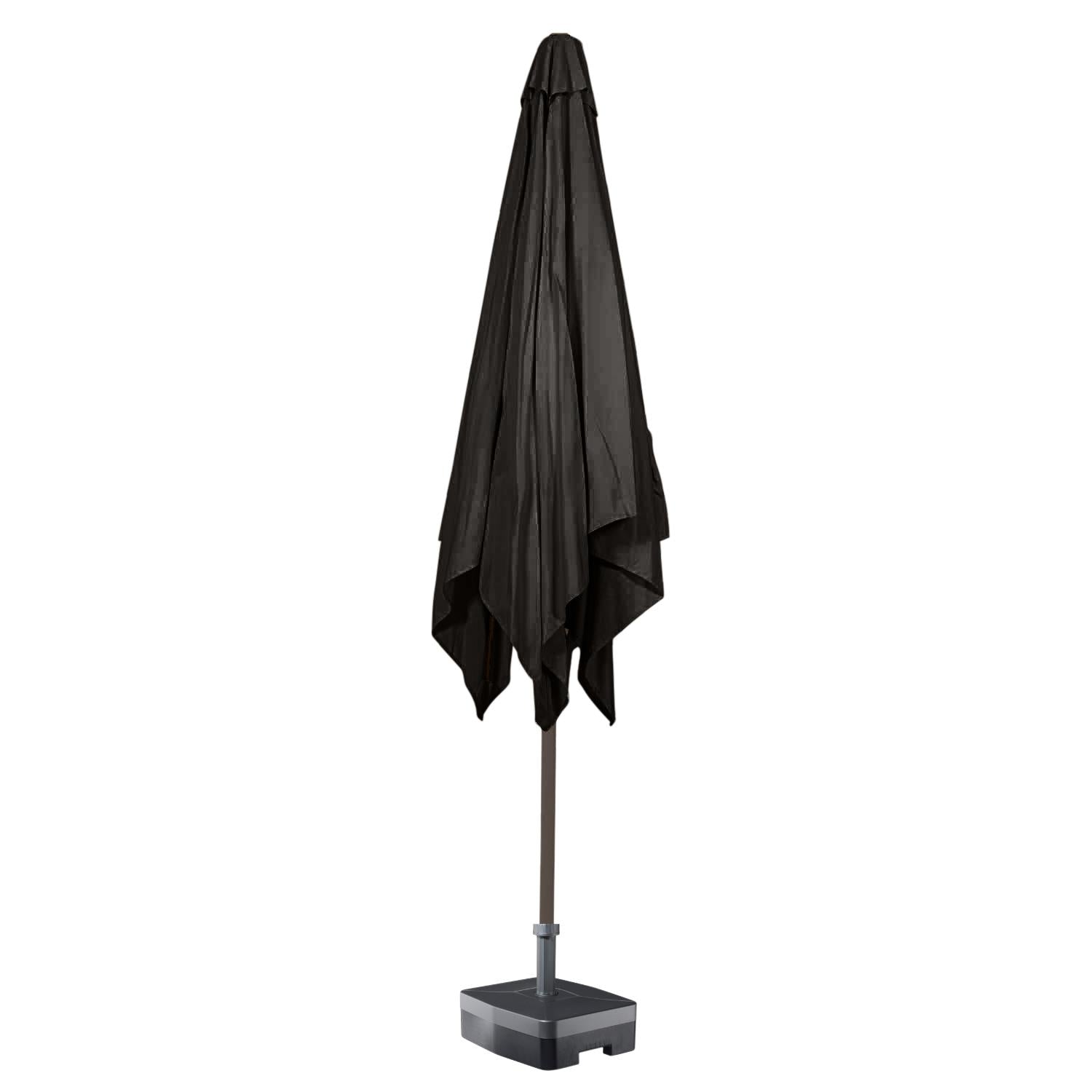Kopu® Altea Parasolset Vierkant 230x230 cm met Hoes - Zwart