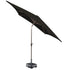 Kopu® Altea Parasolset Vierkant 230x230 cm met Hoes - Zwart