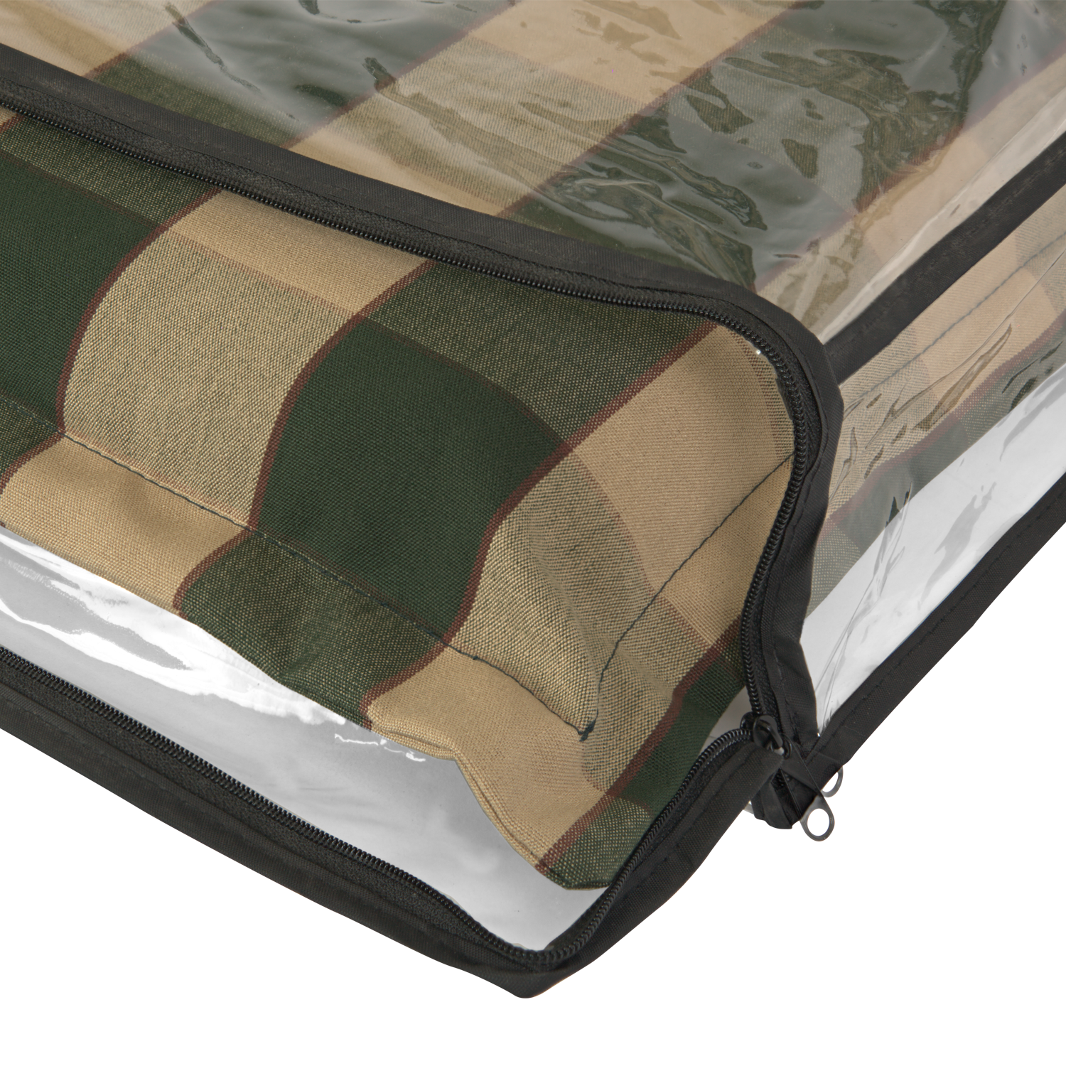 Kopu® Country Green – Bequemes Gartenkissen mit hoher Rückenlehne – Grün