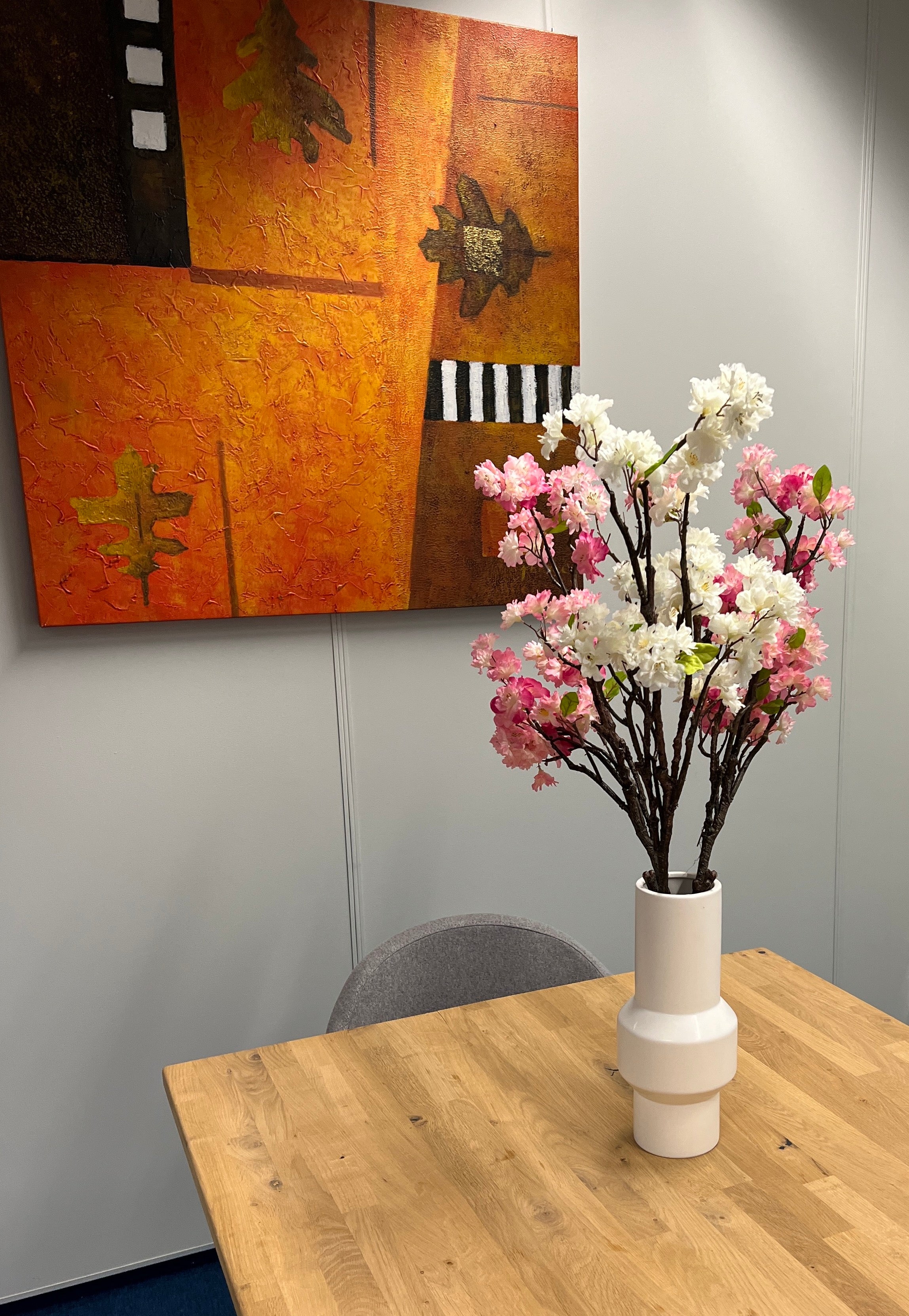 Kopu® Kunstblume Kirschblütenzweig 2 Stück 84 cm - Blütenzweige Weiß