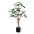 Kopu® Kunstplant Monstera Variegata 80 cm - 21 bladeren - Gatenplant