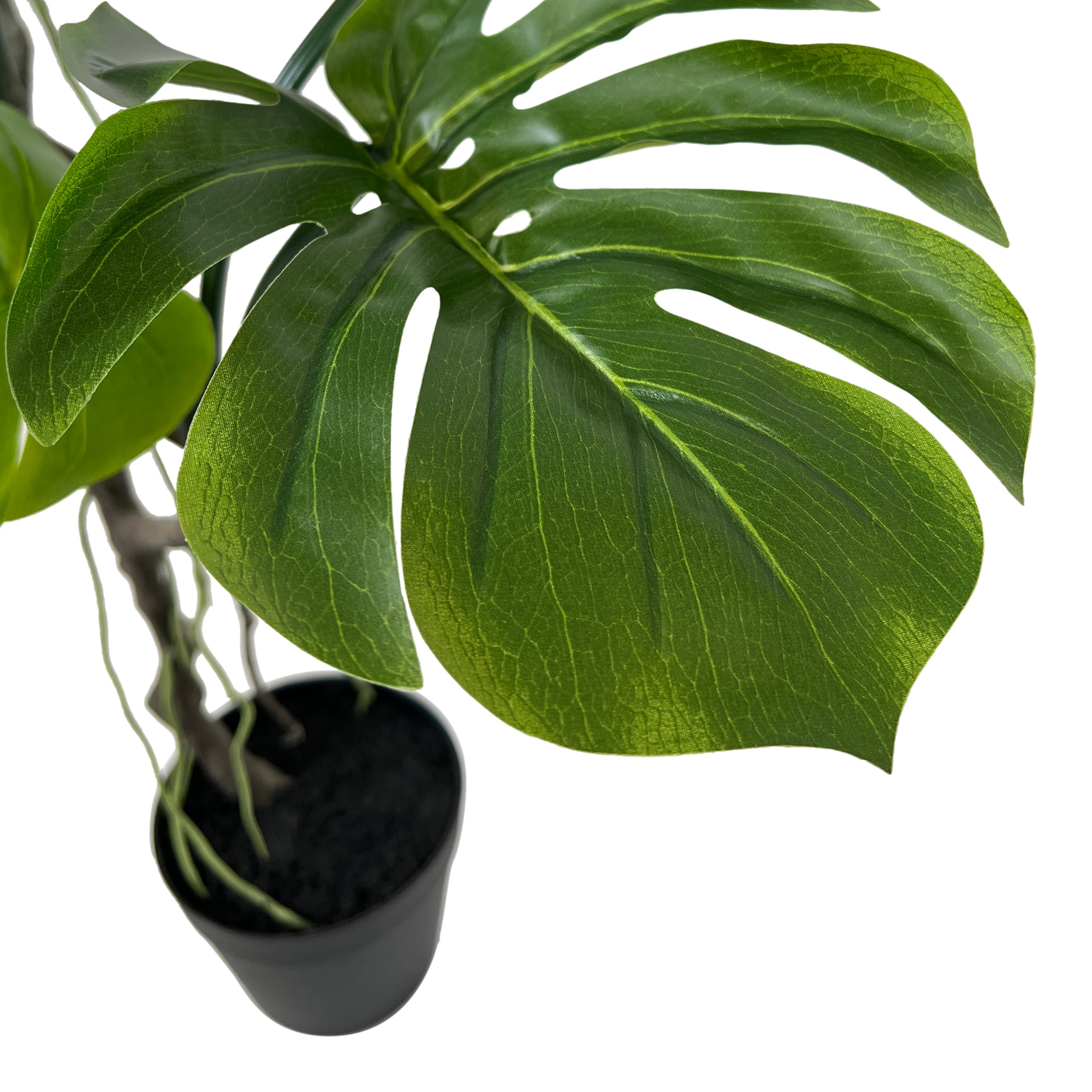Kopu® Kunstplant Split Philodendron 75 cm - 8 bladeren - Nepplant