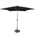 Kopu® Altea Parasol Vierkant 230x230cm Windvanger Zwart