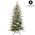 Excellent Trees® LED Varberg Smalle Witte Kerstboom met Sneeuw en Verlichting 150 cm -  ⌀86cm - ↕150cm