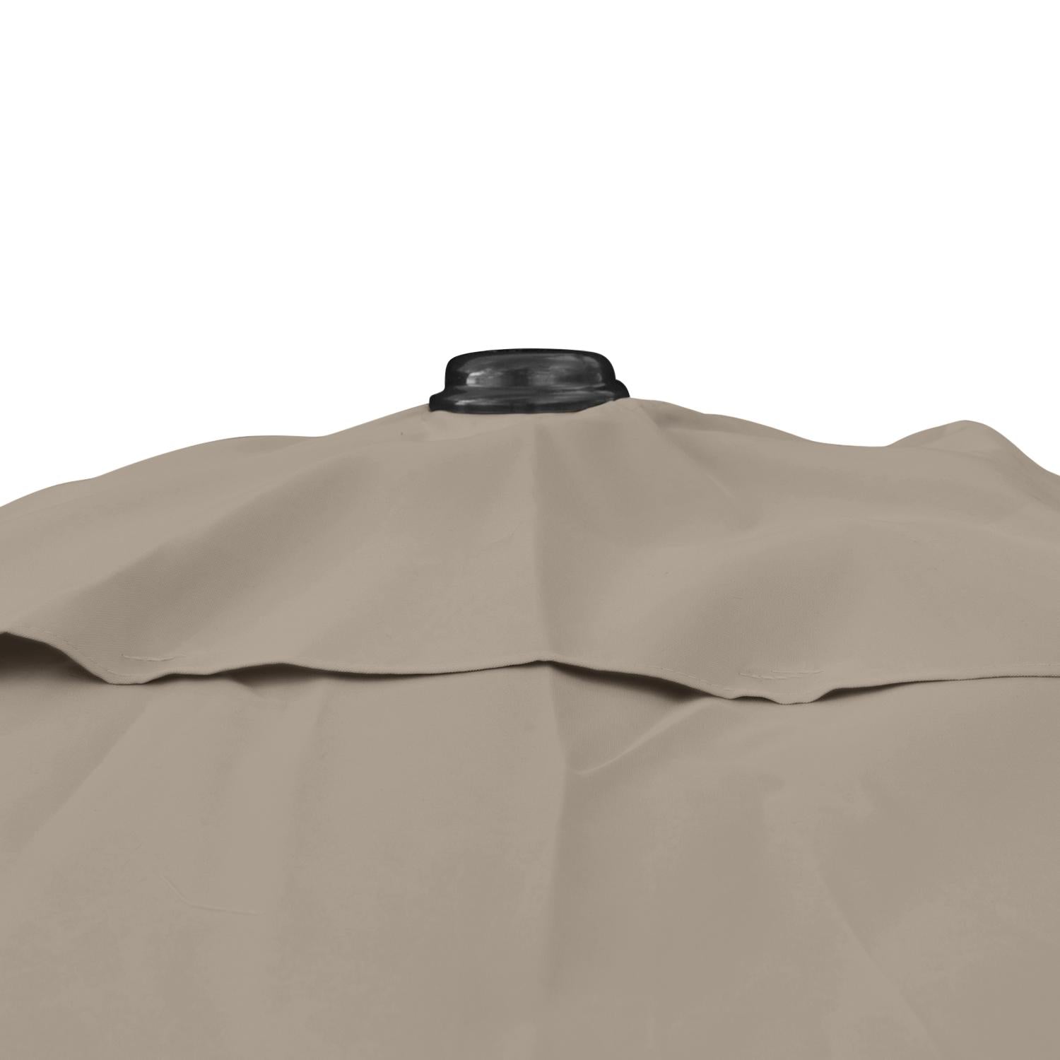 Kopu® Altea Parasolset Vierkant 230x230 cm met Hoes en Voet - Taupe