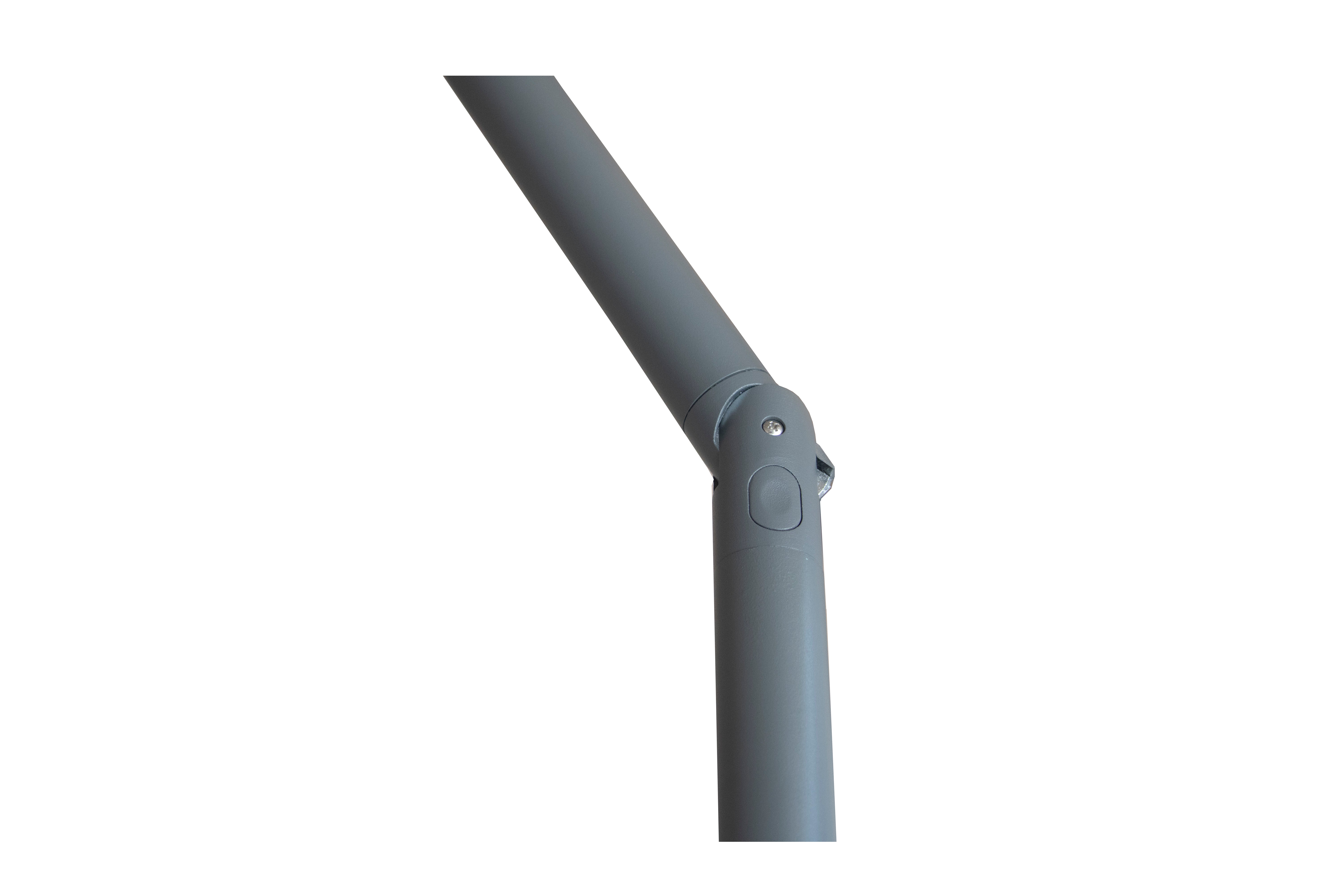 Kopu® Leon Parasol Rechthoek 150x250cm met Hoes - Hoogteverstelbaar - Taupe
