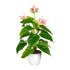 Kopu® 2 stuks Anthurium Roze Kunstplant 40 cm - Flamingoplant Roze