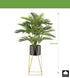 Kopu® Kunstplant Kentiapalm 24 bladeren - 110 cm met metaal standaard