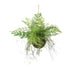 Kopu Kunstplant BOL met diverse Varen Hangplanten 25 cm - Groen