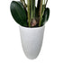 Kopu® Kunstpflanze Orchidee 160 cm weiß im hohen Blumentopf - Phalaenopsis