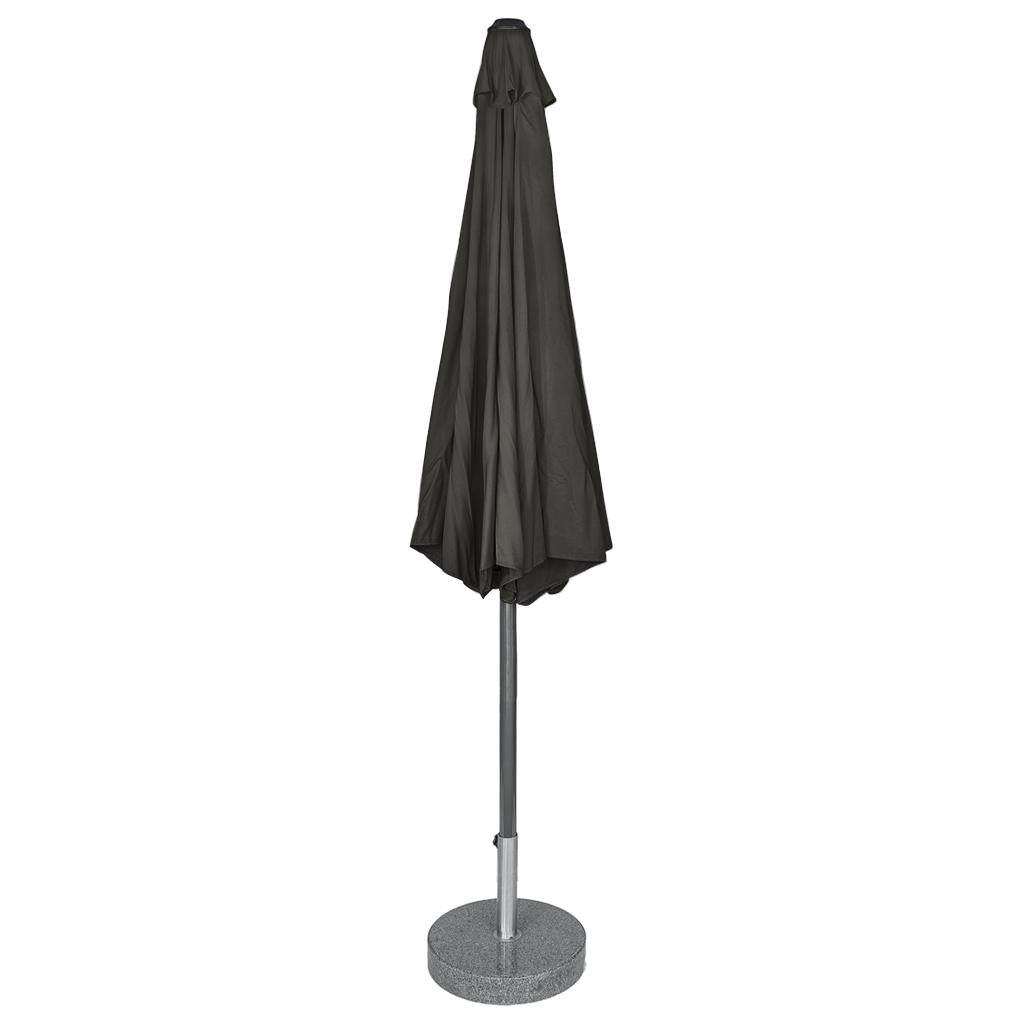 Kopu® Rundstabschirm 300 cm Calma mit Sockel - Anthrazit