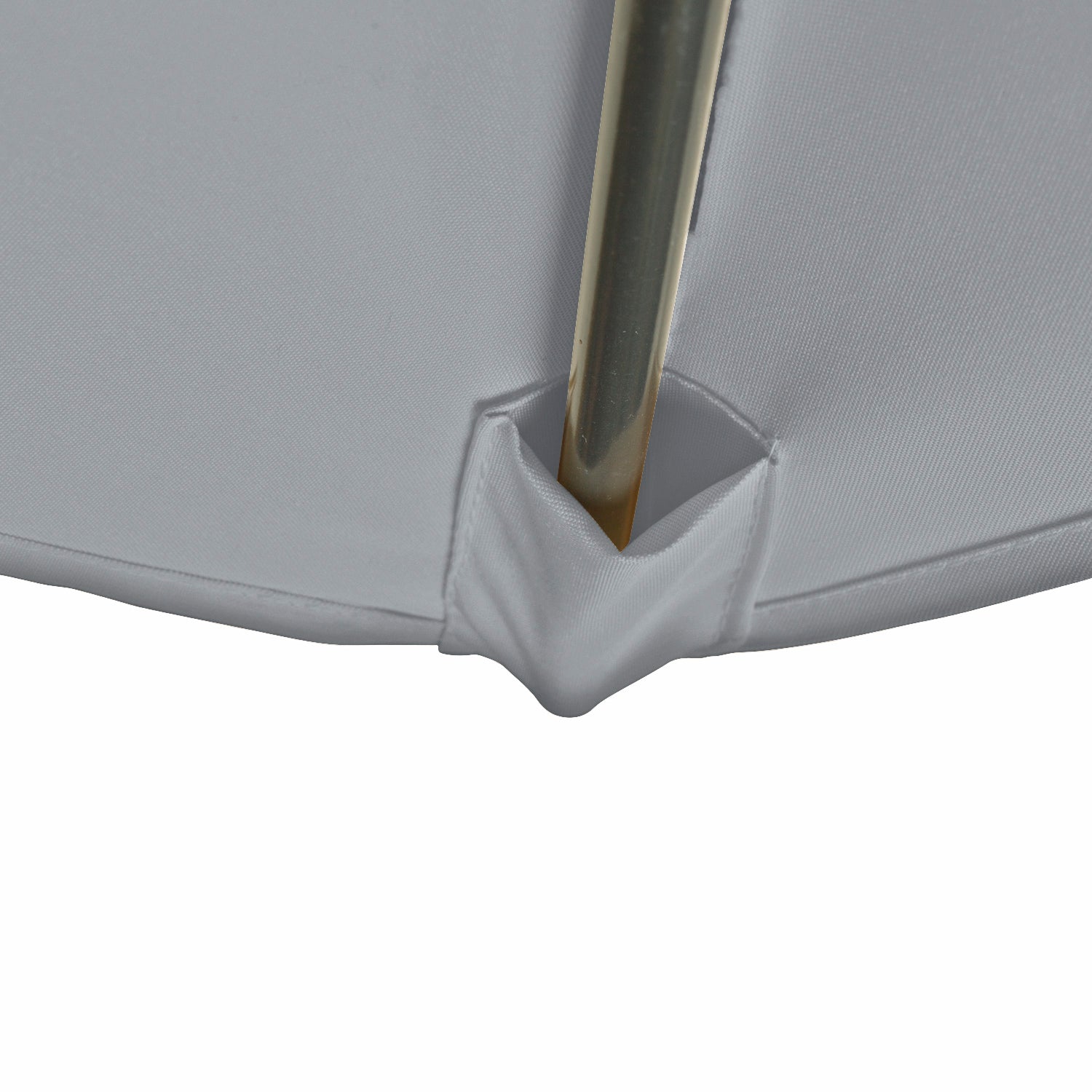 Kopu® Bilbao Parasolset Rechthoekig 150x250 cm met Hoes - Lichtgrijs