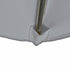 Kopu® Bilbao Parasolset Rechthoekig 150x250 cm met Hoes - Lichtgrijs