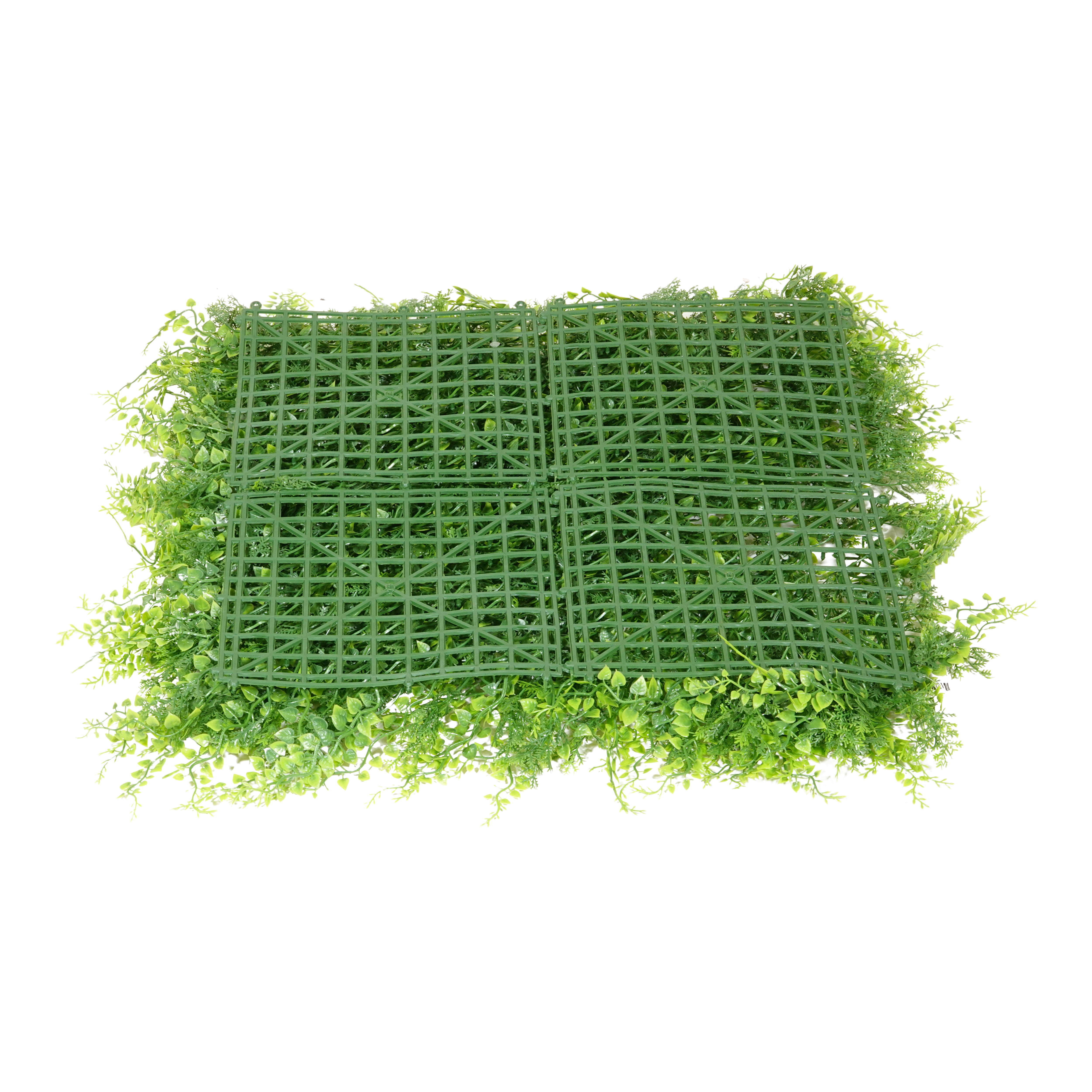 Kopu® Kunstpflanze UV-beständiges Wandpaneel Pflanzenmatte 50x50x7 cm Farne