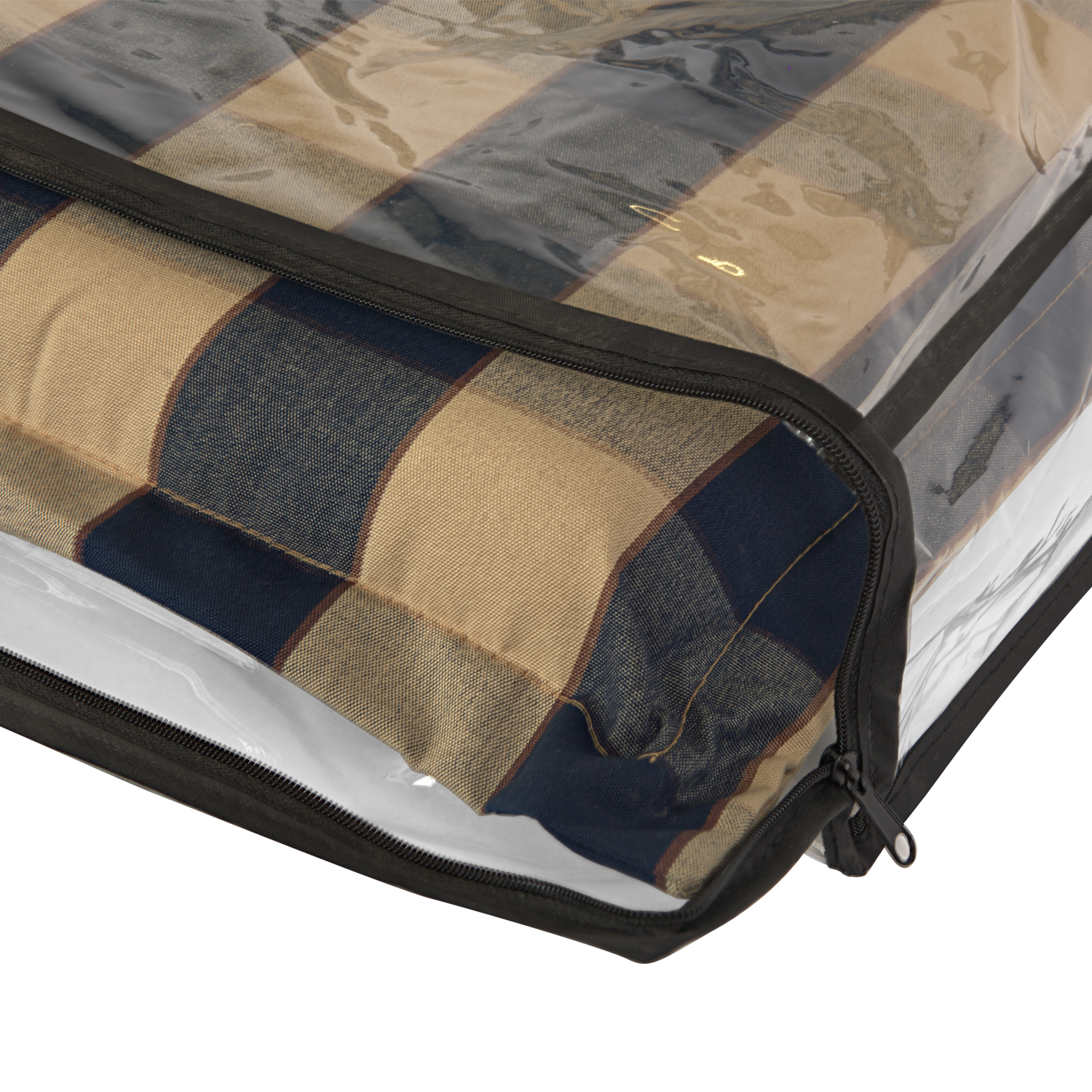 Kopu® Country Blue – Bequemes Gartenkissen mit hoher Rückenlehne – Blau