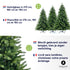 Kerstboom Excellent Trees® Hallvik 210 cm - PE+PVC uitvoering ⌀135cm - ↕210cm